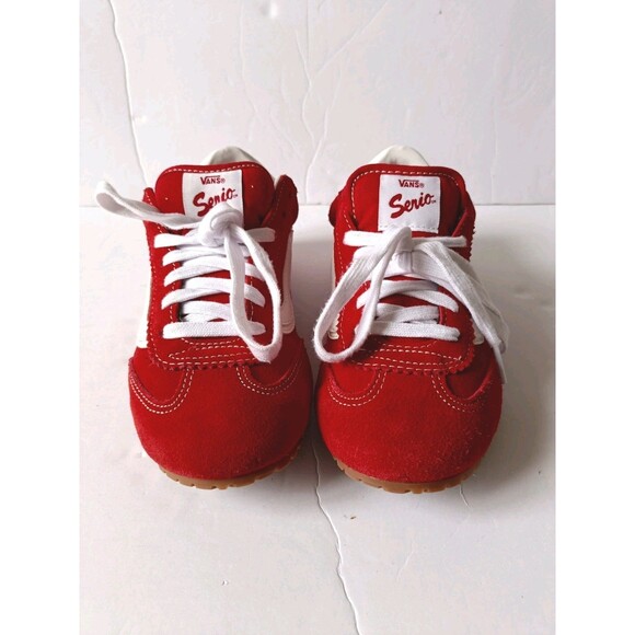 Vans Other - Vans Super Lowpro Skate Shoe Men's Size 6 Racing Red Low Top Sneakers